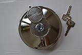 lkw tankvolumen  Chrom Tankdeckel mit Schloß Ø 80mm Traktor/Bagger/Lader/LKW Tank deckel NEU mit 2 Schlüssel Deckel Abschließbar