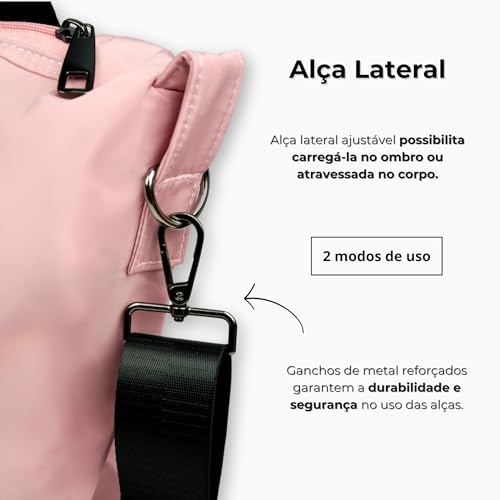 Bolsa de Mão Academia Treino Praia Viagem Transversal Feminina Masculina Unissex Esportiva Bagagem F