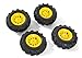 Rolly Toys 409303 - Luftbereifung (für RollyToys Fahrzeuge, Größen: 2 Stück 325x110 / 2 Stück 310x95)