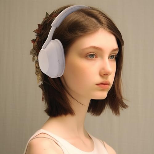 Fundas de silicona resistentes al sudor para almohadillas Sony WH-1000XM5 - Cubiertas lavables para almohadillas de auriculares inalámbricos Sony WH-1000XM5 (Negro) miniatura 7