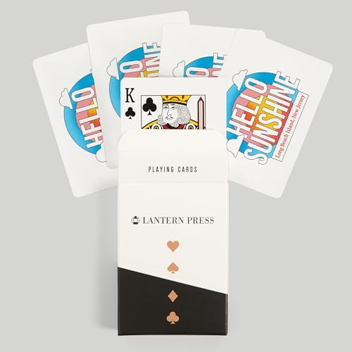 Lantern Press Long Beach Island, Naipes Póker 52 Cartas miniatura 6