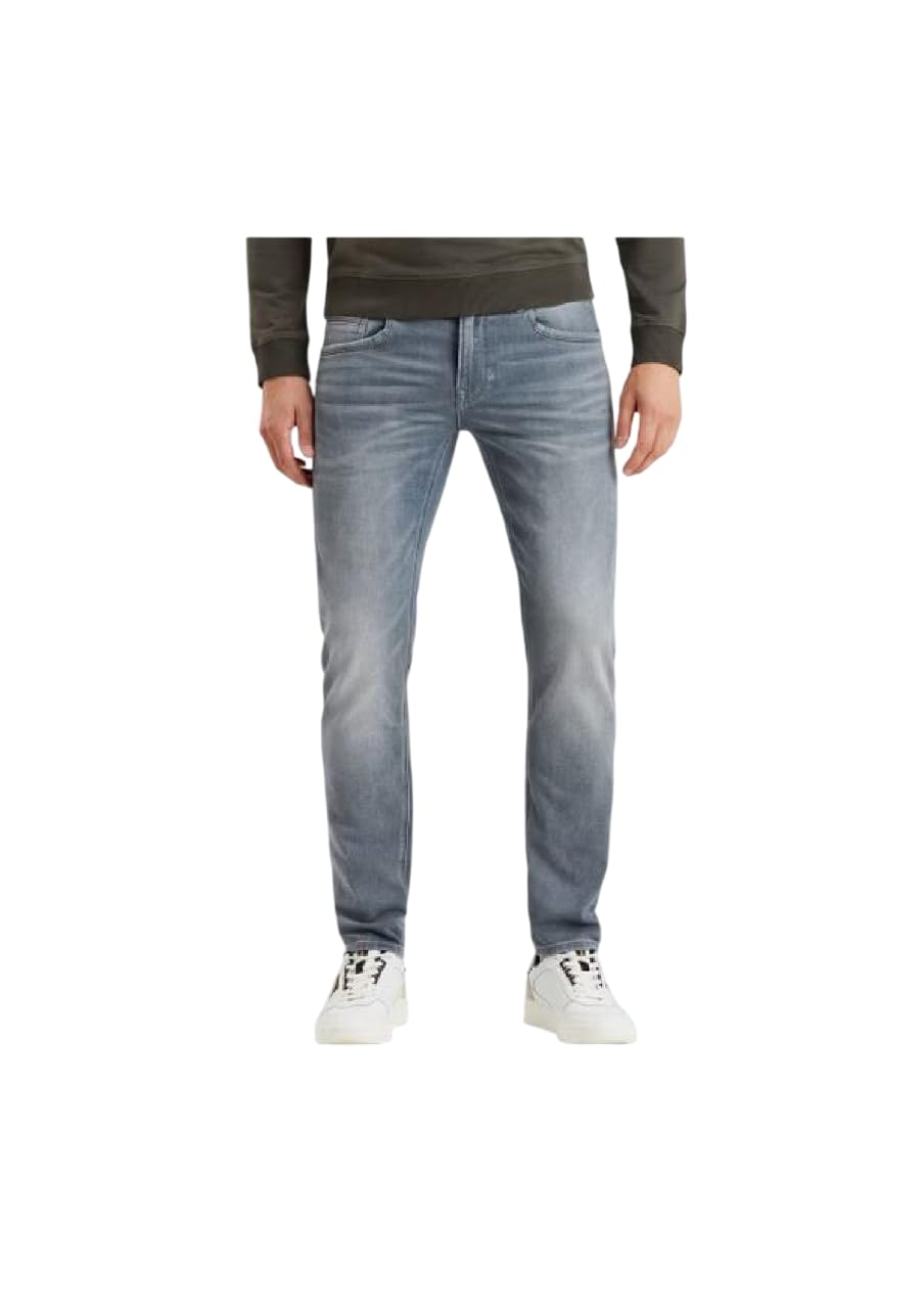 PME Legend Herren Jeans TAILWHEEL - Low Waist - Slim Fit - Grau Blau W29-W40