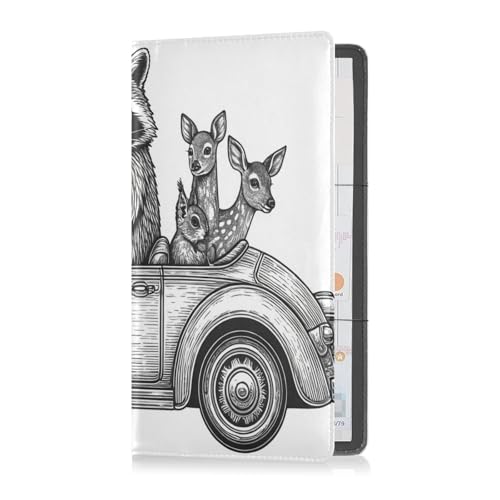 Organizador de Documentos de Cuero Slim miniatura 2