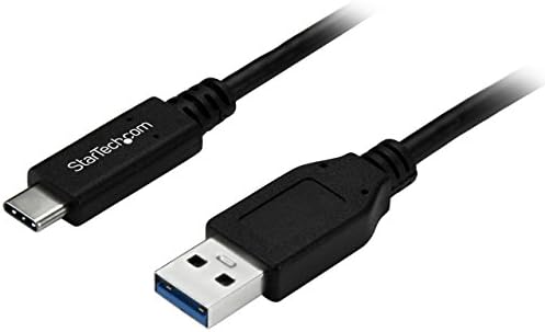 StarTech.com USB to USB C Cable – 1m / 3 ft – 5Gbps – USB A to USB C – USB Type C – USB Cable Male to Male – USB C to USB (USB315AC1M),Black