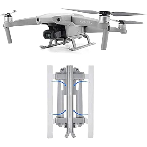 Flycoo2 Mavic Air 2 / Air 2S Landing Gear Leg Foldable Extended Efficiently Increase 20mm Landing Gear Kit for DJI Mavic Air 2 / Air 2S Drones Accessories Cover