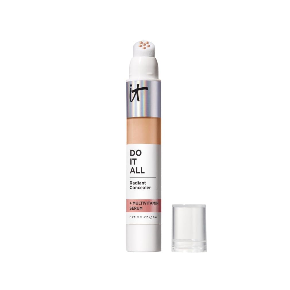 IT Cosmetics Do It All Radiant Concealer, 7 ml, Feuchtigkeitsspendend, aufpolsternder, abdeckender und aufhellender 4-in-1 Concealer Stick, Natürliches Finish