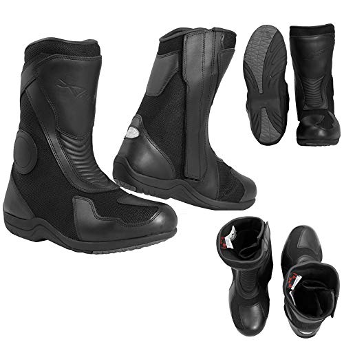 Bottes scooter et moto en cuir perforé A-PRO 39 idéales pour vos trajets urbains