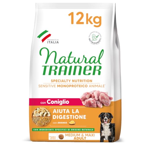 Trainer Cane Natural Sensitive Adulto Medium&Maxi Coniglio 12 Kg