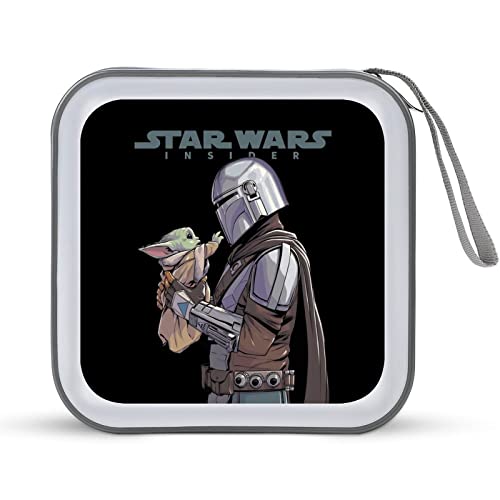 CDケース スター ウォーズ ボバ・フェット ヨーダ DVDケース CD/DVD収納バッグ ディスクケース CD収納ボックス 40枚収納 Blu-rayケース メディアケース 両面収納 おしゃれ 防水 大容量 小型 持ち運び便利 薄型 ファスナー付 旅行
