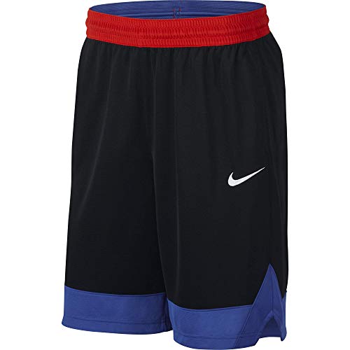 Nike Dri-FIT Icon, Men's basketball shorts, Athletic shorts with side pockets, Black/Game Royal/White, L