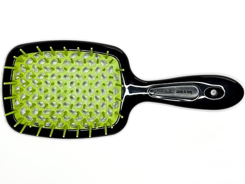 Jäneke Superbrush 71SP226 - Cepillo de pelo profesional (20,5 cm, ideal para desenredar y secar sin secar), color negro