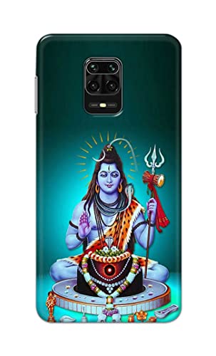 Image of PRINTFIDAA Printed Hard Back Cover Case for Mi Redmi Note 10 Lite Back Cover (Lord Shiva) -1803