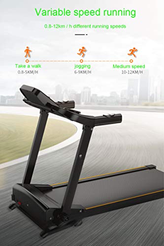 Image of Treadmill Foldable Mechanical Treadmill Multifunction Silent Treadmill HD LED Eye Protection Display Speed Adjustment 0.8-12km /h