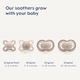 MAM Original Day & Night Soothers | 18-36 Months | 4 Pack | Includes 2X Glow in The Dark Dummies | Orthodontic Design | Baby Accessories | Beige (Various Designs) - Image 5