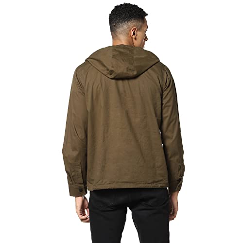Image of Campus Sutra Men Polyester Standard Length Jacket