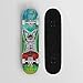 Anime Skateboard para una Pieza Monkey D. Luffy Llory Mini Cruiser- Doble Kick Skateboards 7 Capa Maple Deck Trick Doble Kick Concave Patinetas para niñas Niños Niños Adolescentes Adultos