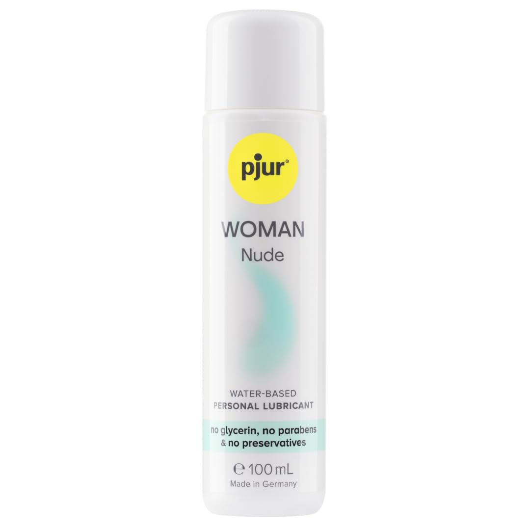 pjur WOMAN Nude (100ml) - Natürliches Gleitgel auf Wasserbasis - frei von Konservierungsstoffen & Parabenen - speziell für Frauen