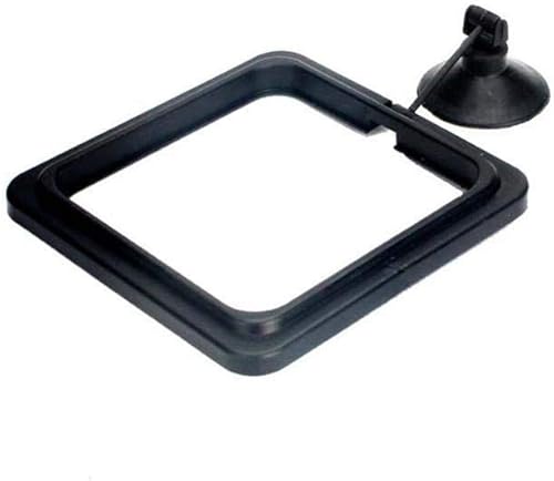 Miniatura 7 de Fish Feeding Ring, Tropical Aquarium Fish Tank Suction Cup, Pet Supplies Food Tray Feeder Floating Station(Round-Blue)