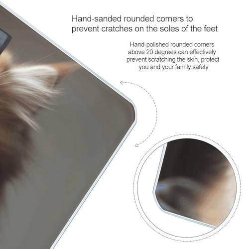 Báscula digital Cute Kitty para peso corporal con pantalla LED miniatura 4