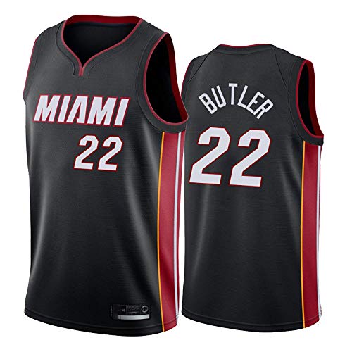 Traje de Baloncesto Masculino NBA Miami Heat 22# Butler Jersey Chaleco de Baloncesto de Bordado