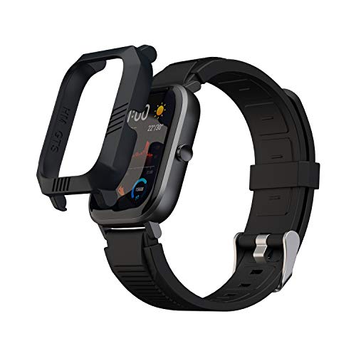Image of SIKAI CASE Bumper Case Cover for Amazfit GTS Anti-Scratch Lightweight Shockproof Screen Protector for Huami Amazfit GTS Smart Watch (Black)