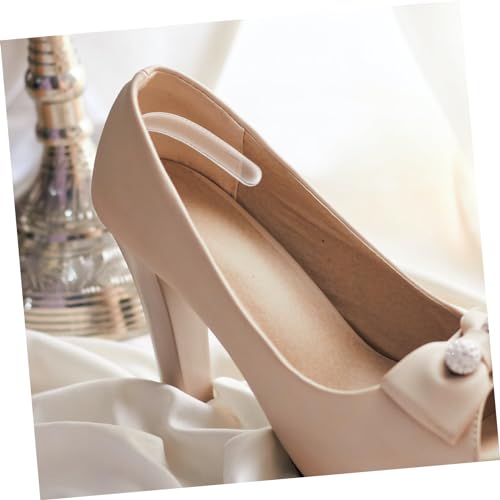 Frcolor 4F177B4YGEL82033XRYC9PR4 16Pcs Pads Stickers Prevention Clear Boob Tape Anti Heel Sticker Non Shoe Pads Woman Shoes Heels Heel Protectors Silicone Heel Tape Spiral Heels Carpet Miss Grasp thumb #7