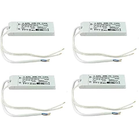 ET60 Fly 60VA 60W Electronic Dimmable 12V Lighting Transformer Pack of 4 SELV Low Voltage 12V AC Cover