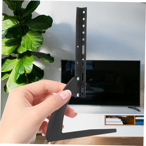 Support TV réglable pour salon moderne socle de table élégant pour écran LCD - 5