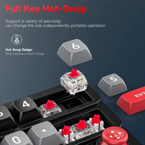 Spaseeba MINI KEYBOARD-1 Rocker Knob Programmable Macro Custom Keyboard Rgb 17 Key Mini Button Numeric Gaming Keypad Mechanical Macropad Numpad thumb #7