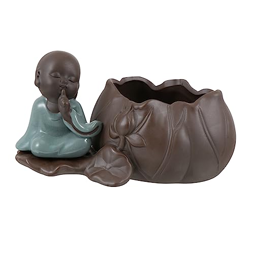 WEKADRIN Pot De Fleurs Céramique Zen pour Daffodil Conteneur Décoratif Maison Bureau Style Vintage pour Fleurs Et Ornements