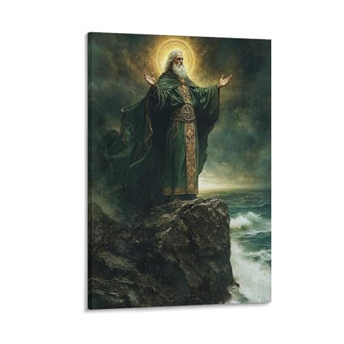 Poster bénédiction Irlande UYAART pour une chambre sereine 40x60