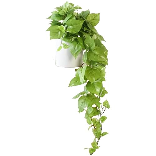 Retrograde 32" Realistic Fake Pothos Ivy Plant for Home Decor Indoor Silk Artificial Plant Large (Light Green)