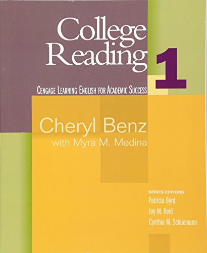 College Reading 1 (Cengage Learning English for Academic Success)