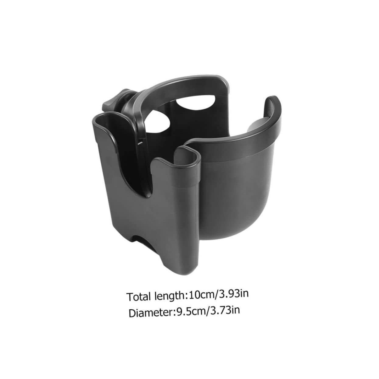 KOMBIUDA Baby Pushchair Parent Cup Holders Abs Plastic Stroller Cup Storage Universal Feeding Bottle Rack for Stroller