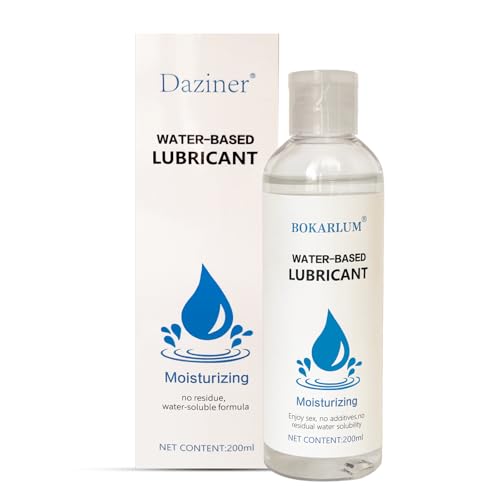 DAZINER Flavoured Lube Intimate Gel 200ml, Massage Oil lubricants & Licks lube for Women Water Based lubricating Gel for Women Sex lube （Odorless）