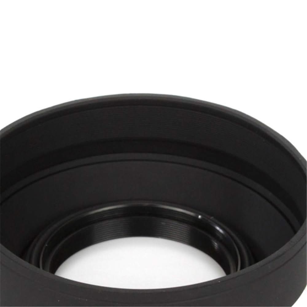 PARALUCE IN GOMMA 3 in 1 ripiegabile in gomma a 3 fasi per obiettivo 52 mm. COMPATIBILE CON CANON COMPATIBILE CON NIKON
