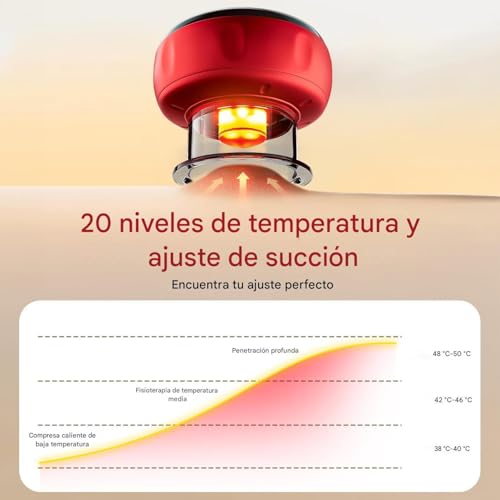Ventouses électriques à douze modes réglables pour massage du dos