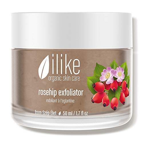ilike organic skin care rosehip exfoliator 1.7oz.