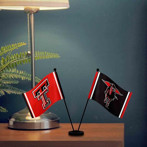 Drapeaux de bureau Texas Tech Red Raiders : affichez votre équipe sans encombrement - 4