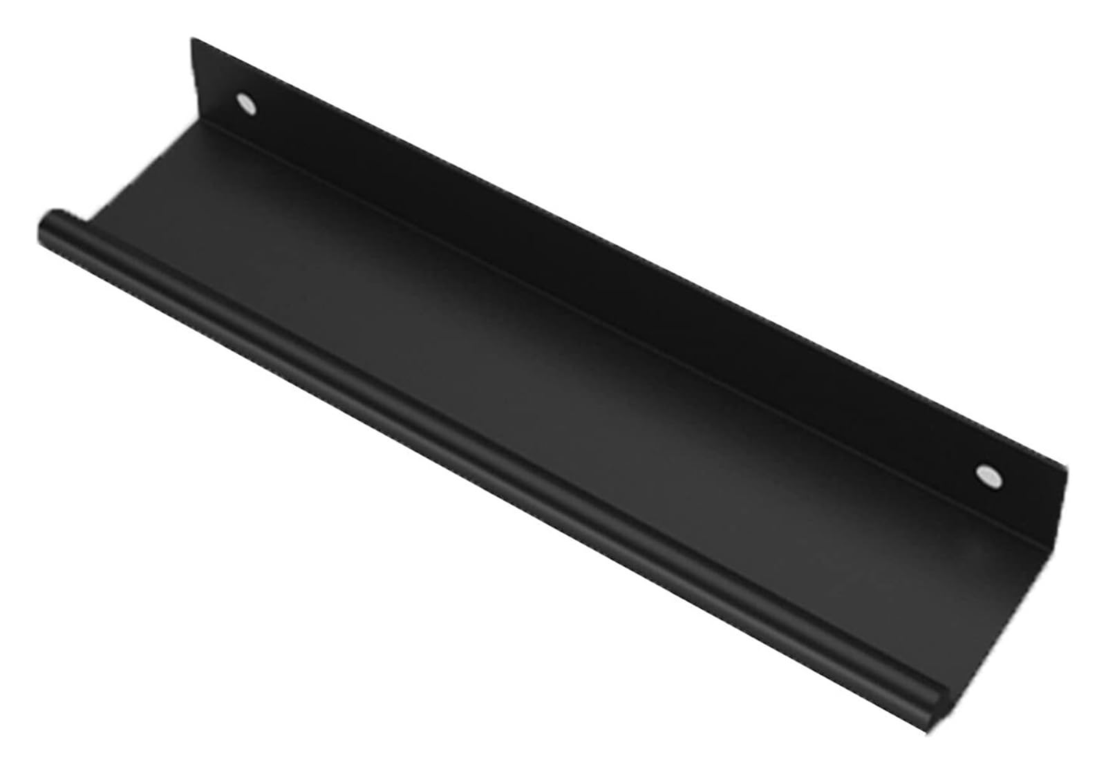 Lqzaxsrdr Black Concealed Drawer Handles, Concealed Cupboard Handles Drawer Pulls Aluminum Alloy Door Levers 120-500Mm(Length 120Mm)