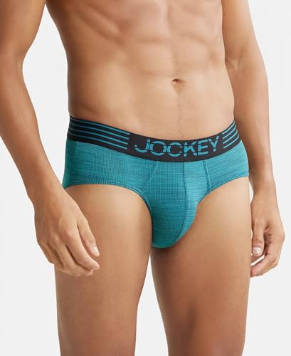 Image of Jockey MM04 Men's Microfiber Mesh Elastane Stretch Active Wear Sports Brief with Stay Dry Technology