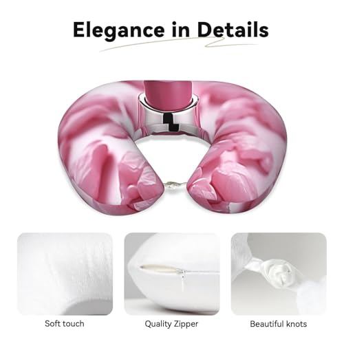 Almohada de espuma memory para viaje y transporte portátil miniatura 3