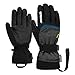Produktbild Reusch Herren Handschuhe Skihandschuhe Primus R-TEX® XT, Farbe:Schwarz, Artikel:-6623 black melange/safety yellow/brilliant blue, Größe:11