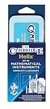 HELIX Cambridge Maths Set with Storage Tin 9 Piece Maths Equipment Set