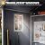 DWVO 6x4 FT Resin Storage Shed with Reinforced Floor, Outdoor Storage Shed with Lockable Door, Window and Vents, Waterproof Plastic Tool Storage for Garden, Backyard, Patio, Lawn