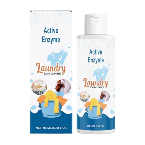 YNPQTDS Quitamanchas Textil, removedor líquido de 100 ml para ropa, potente y perfumado para lavadora a mano, casa, viaje, bebé