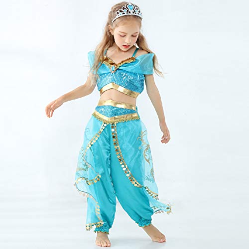 Disfraz Princesa Jasmine para Niñas 120(4-5T) miniatura 5