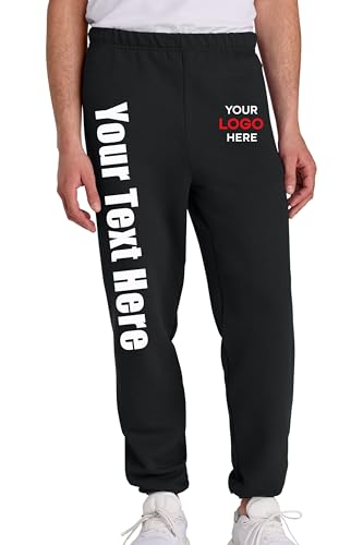 Custom Youth & Adult Fleece Sweatpants – Personalized Sweatpants for Kids, Teens, & Adult, School Team Joggers, Custom Joggers, Athletic Loungewear, Personalized Gift for Boys & Girls- PC90YP