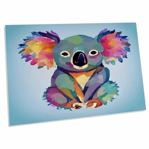 Alfombrilla de escritorio 3dRose Koala colorida 23x16 pulg miniatura 1