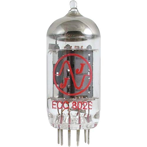 JJ ECC802 / 12AU7 Long Plate Vacuum Tube